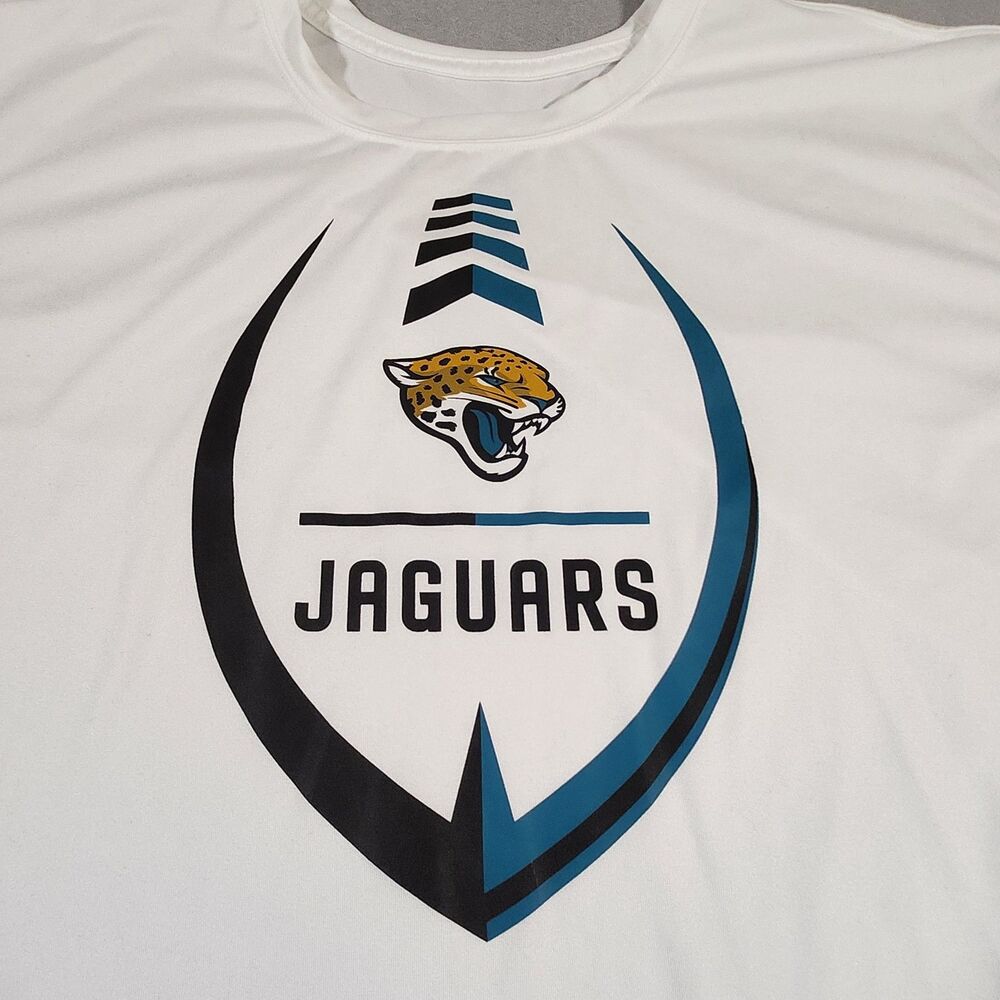 Jacksonville JaguarsNike NFL On Field Dri-Fit Short Sleeve White Size 3XL